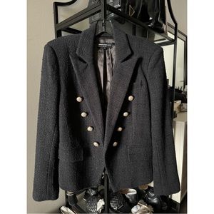 Generation Love Black Tweed Blazer